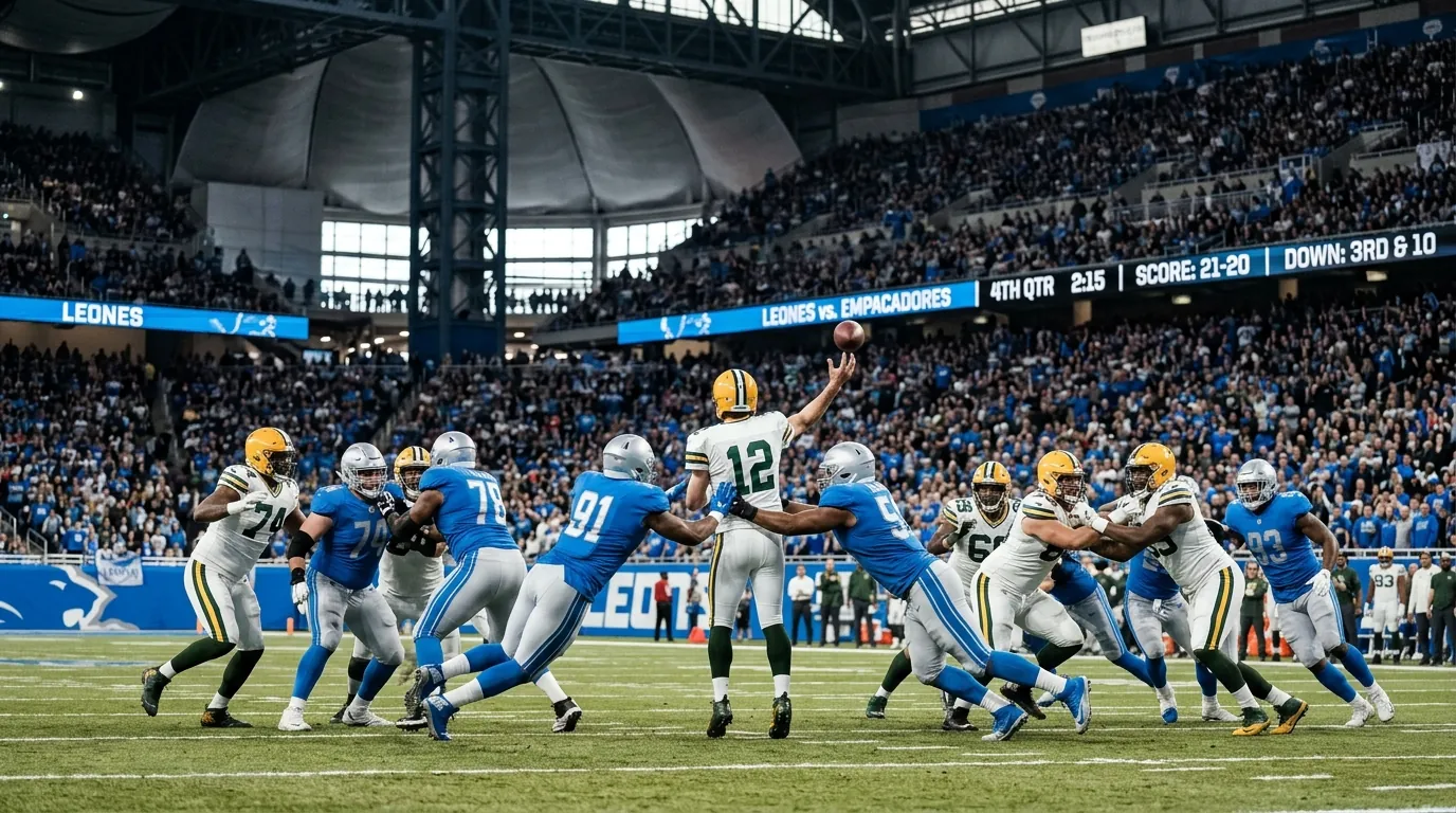 Empacadores vs. Leones: análisis y pronóstico del clásico en Ford Field
